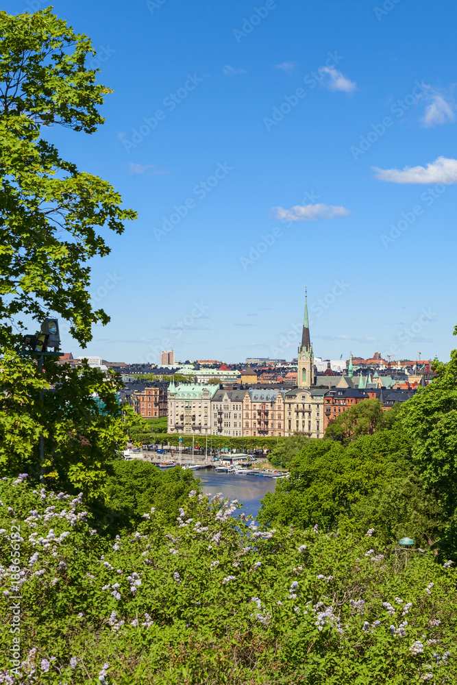 old town tipycal view in Stockholm