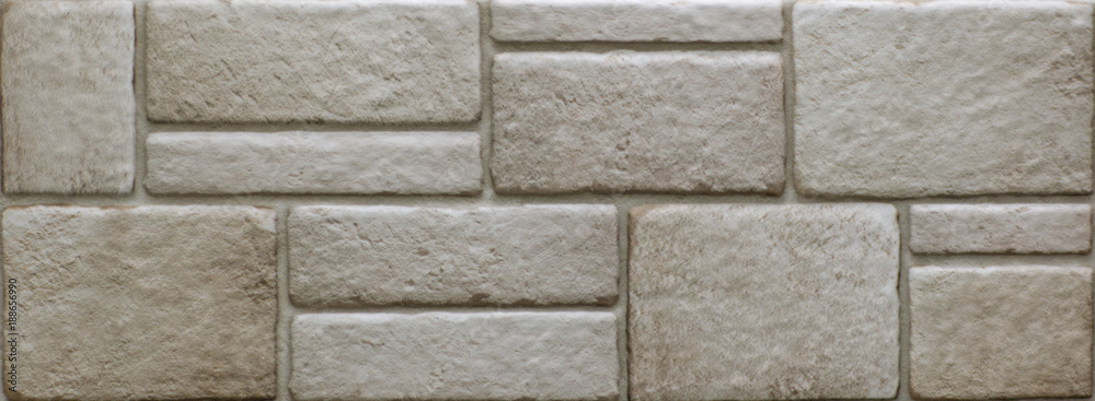 Naklejka premium wall of decorative stones, tiles