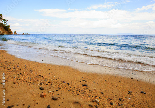 sand beach wave sea