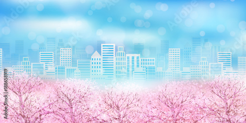 桜　春　風景　背景