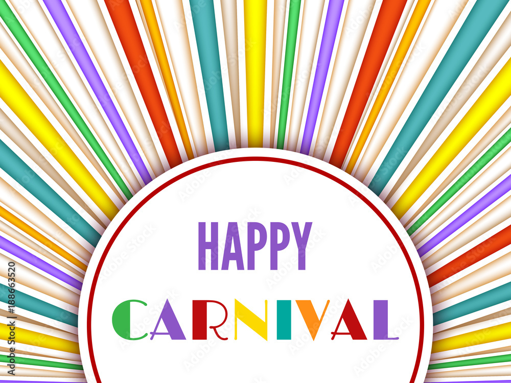 Happy carnival background