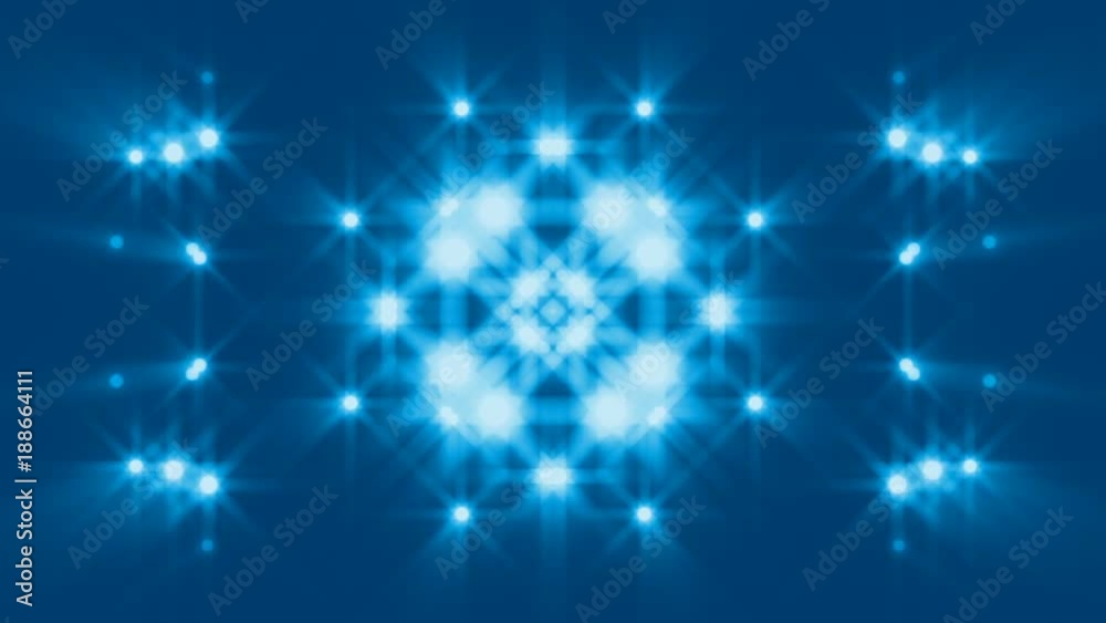 flashing light and blue background, loop