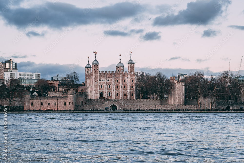 The Tower of London and The River Thames