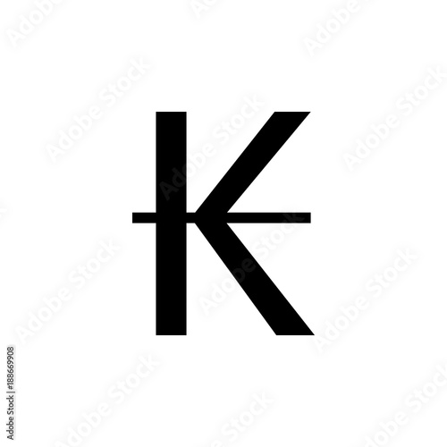 the sign of Kip Laos icon. Element of money symbol icon. Premium quality graphic design icon. Baby Signs, outline symbols collection icon for websites, web design, mobile app
