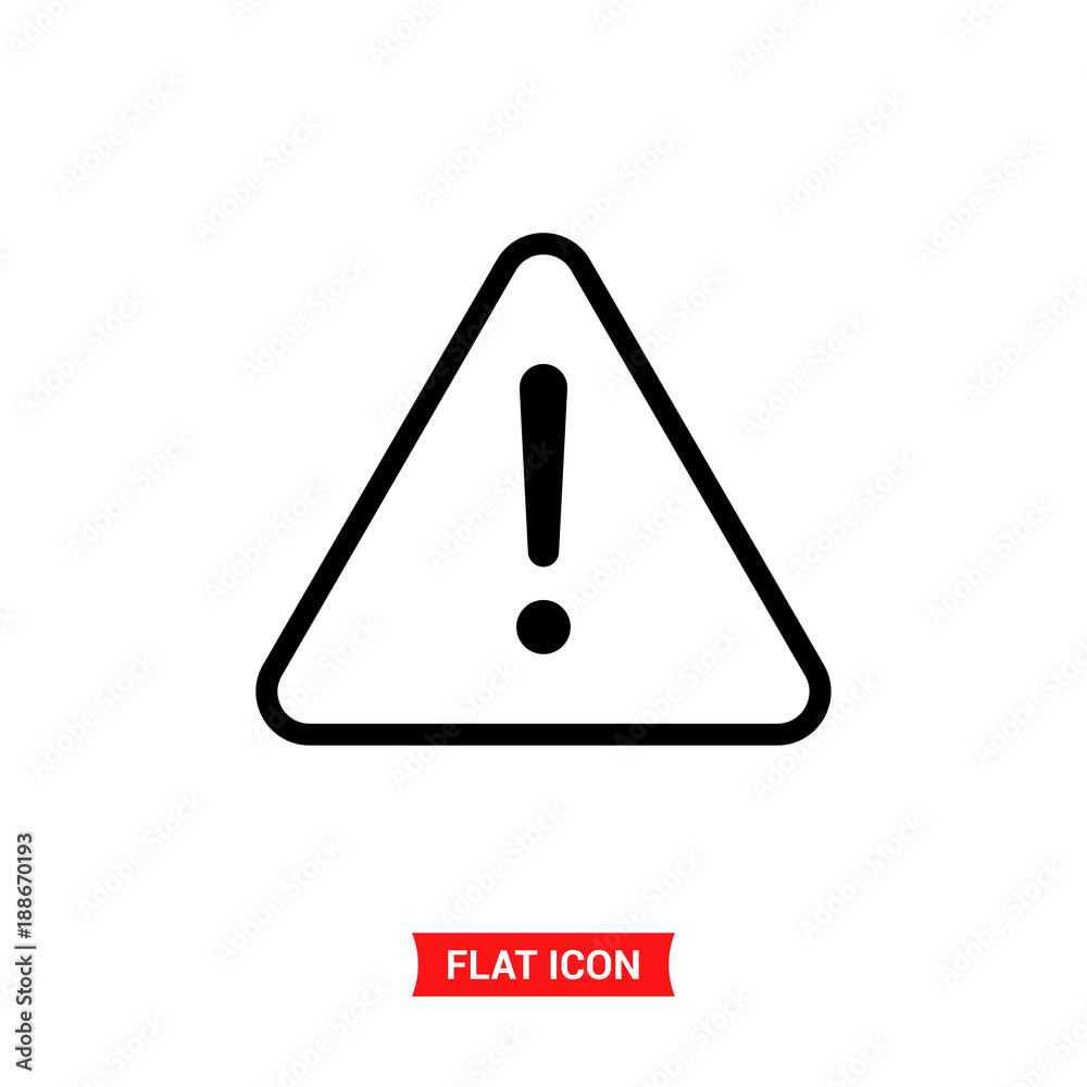 Exclamation vector icon Exclamation vector icon