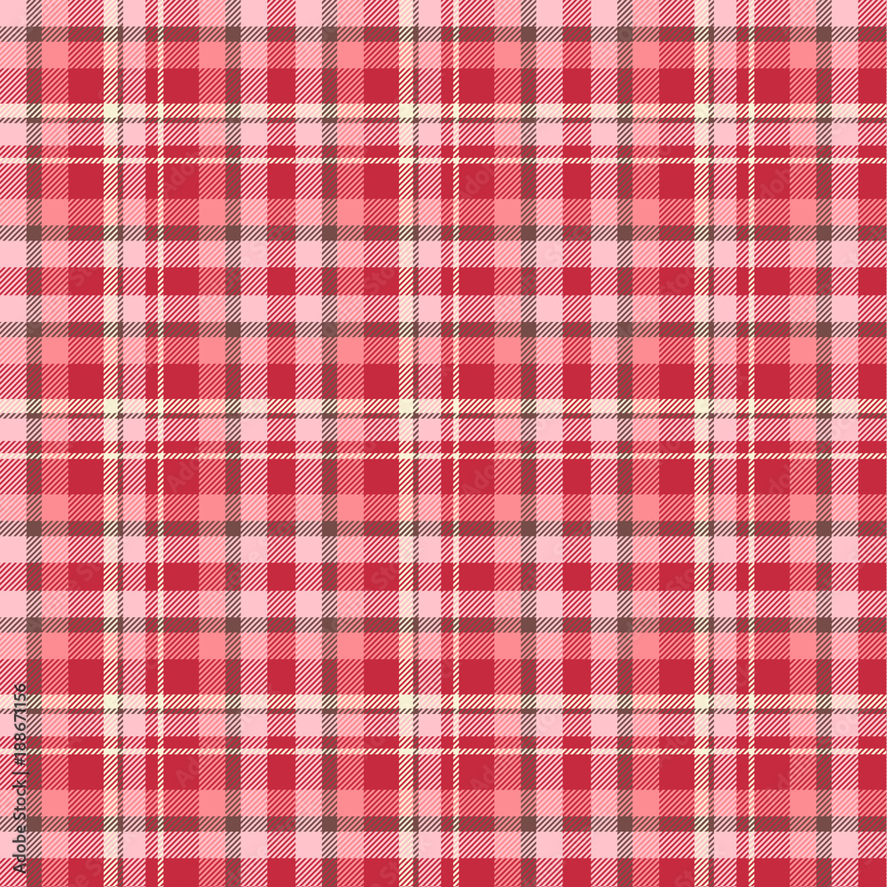 Seamless tartan vector pattern