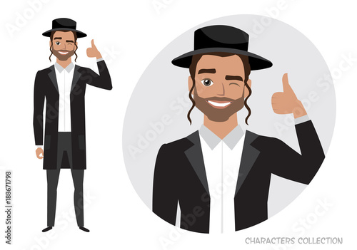 Positive jew guy smiling and recommended.
