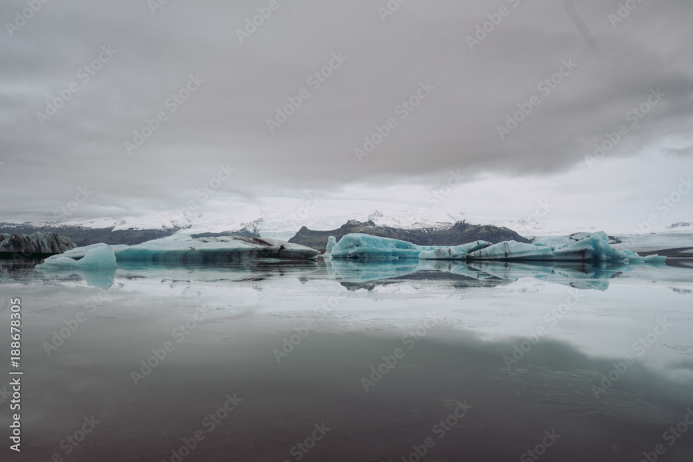 Naklejka premium Island | Gletscher Lagune