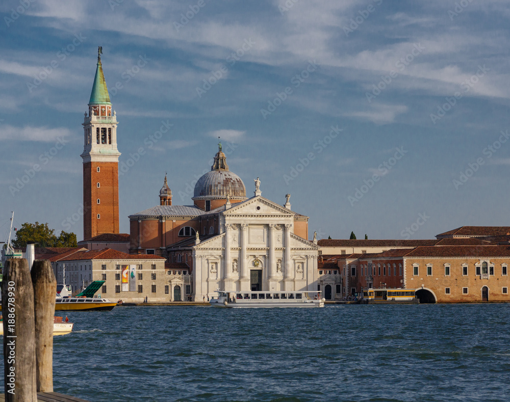 The Church of San Georgio on Venice Canal