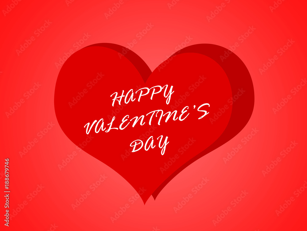 Valentines Day card background with heart Valentines Day card background with heart