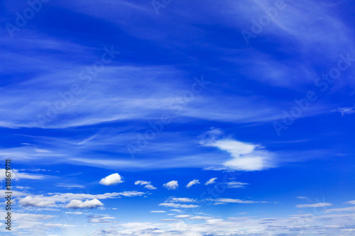 Blue sky with clouds