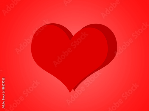 Valentines Day card background with heart