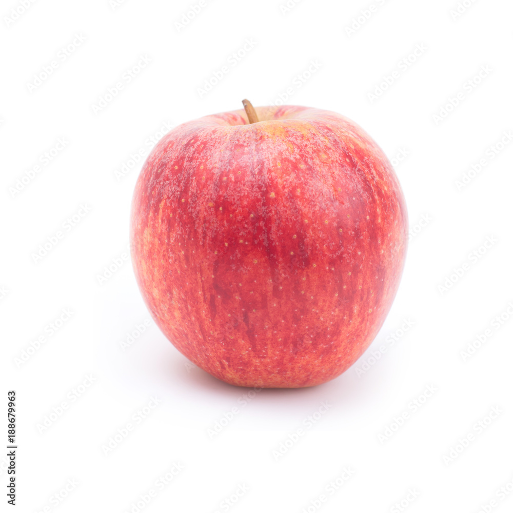 Red gala apple isolated on a white background Red gala apple isolated on a white background