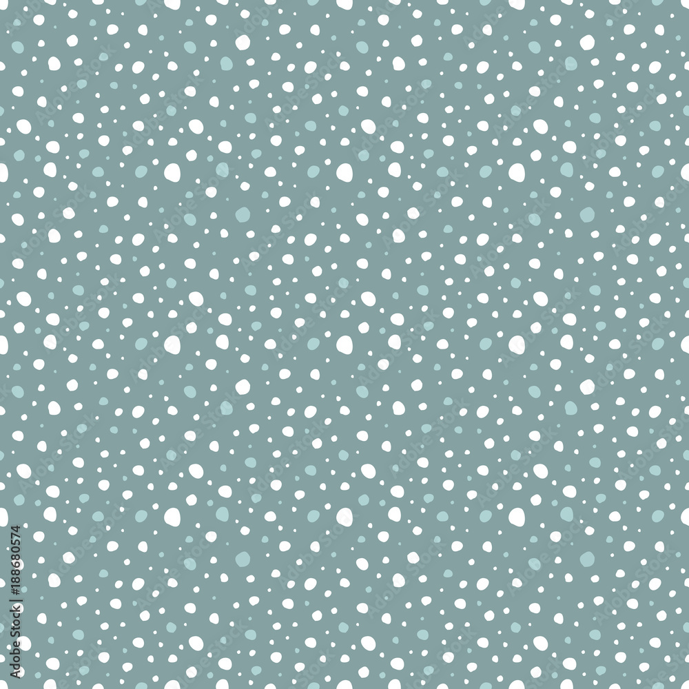 Snow seamless pattern