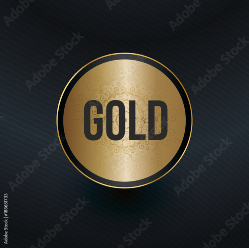 concept sur l'or