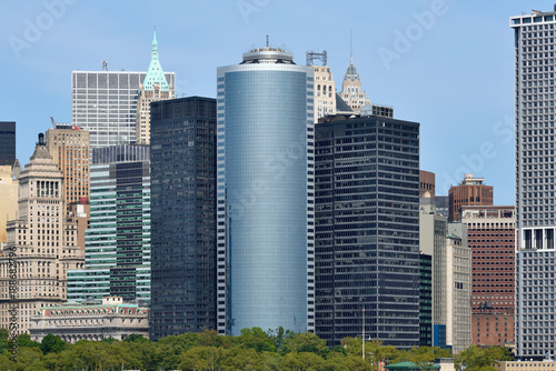 Modern Business Office Buildings in Manhattan
