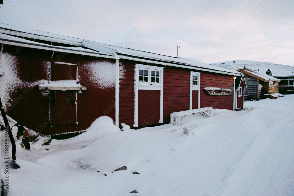 Fototapeta premium Longyearbyen, Spitzbergen