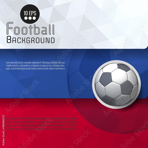 Abstract football graphic template BG