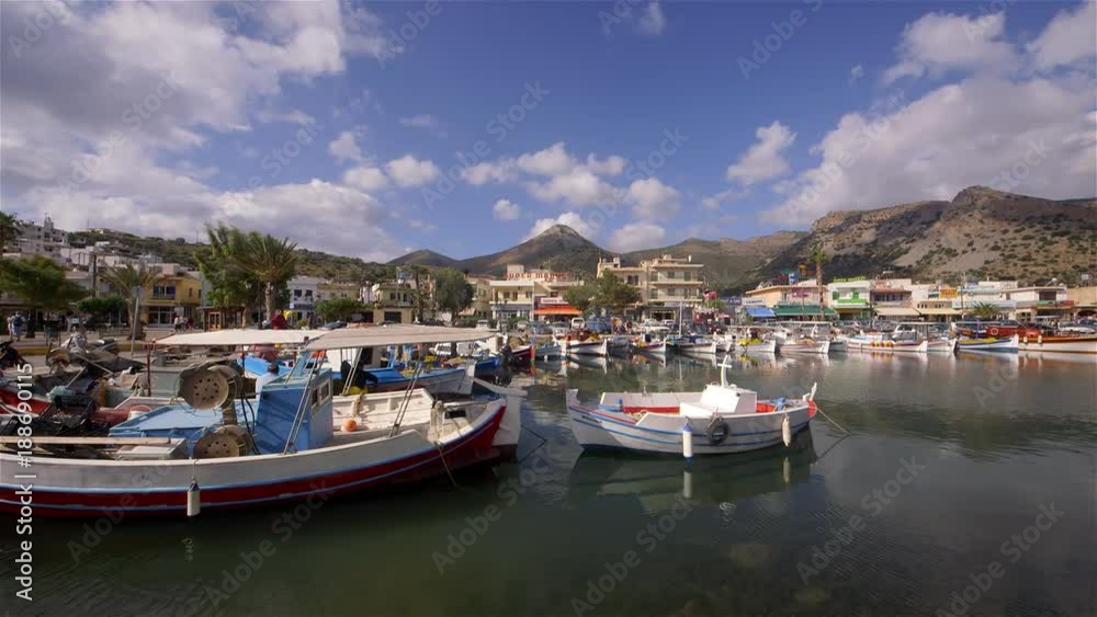 Fishing Boats & Reflections; Elounda To Sitia 2; Elounda, Crete, Greece Fishing Boats & Reflections; Elounda To Sitia 2; Elounda, Crete, Greece