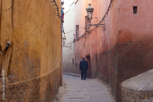 Old streets of Marrakech medina district in Morocco  © Savvapanf Photo ©