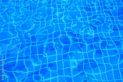 water surface texture background in the swimming pool 