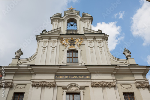 architecture detail of transfigured Christ church.