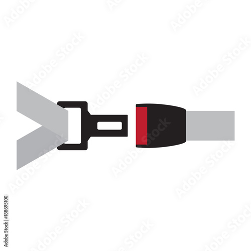 seat belt icon- vector illustration