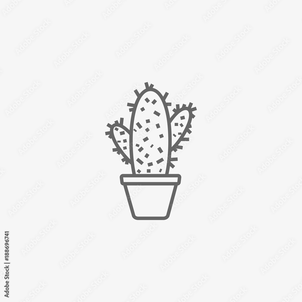 cactus vector icon cactus vector icon