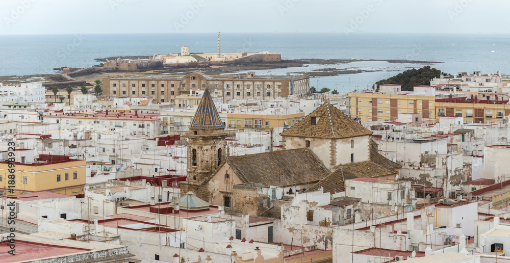 Obraz premium Views of Cadiz, beautiful city in southern Spain