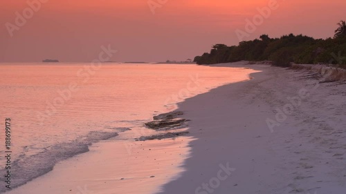 Wallpaper Mural View at sunset on maldivian island Torontodigital.ca