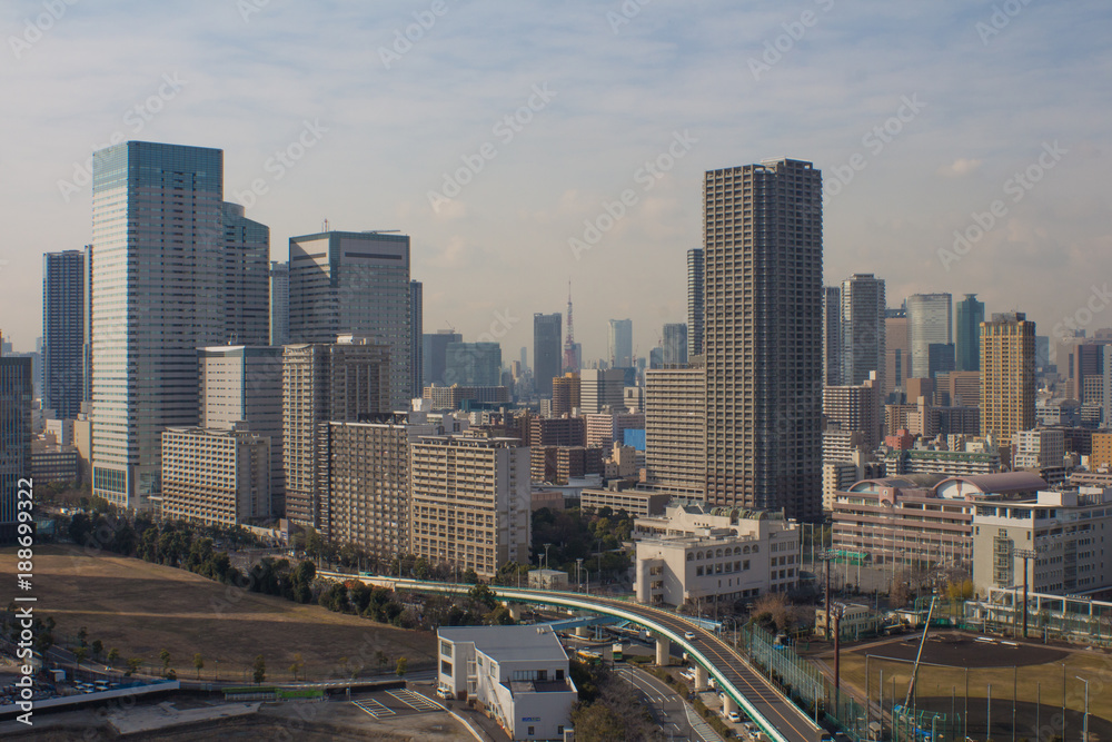 Fototapeta premium ビル群