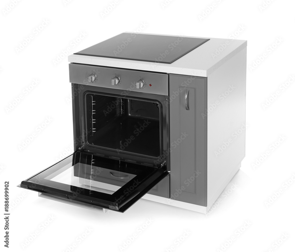Electric oven on white background Electric oven on white background