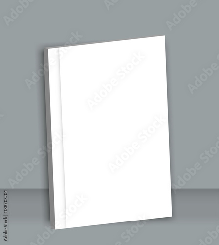 Poster Blank brochure mockup cover template.