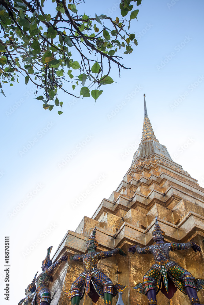 Fototapeta premium Wat pra kaew tample in Bangkok,Thailand.