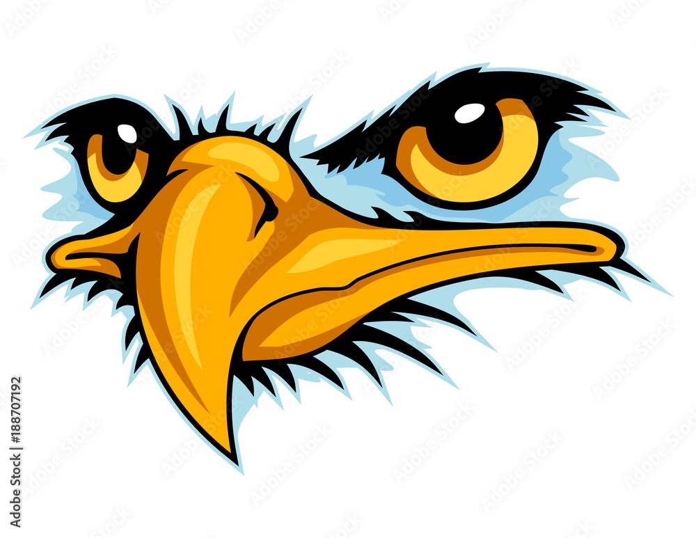 bald eagle head cartoon vector. can use for sport logo Stock Illustration | Adobe Stock bald eagle head cartoon vector. can use for sport logo Stock Illustration | Adobe Stock