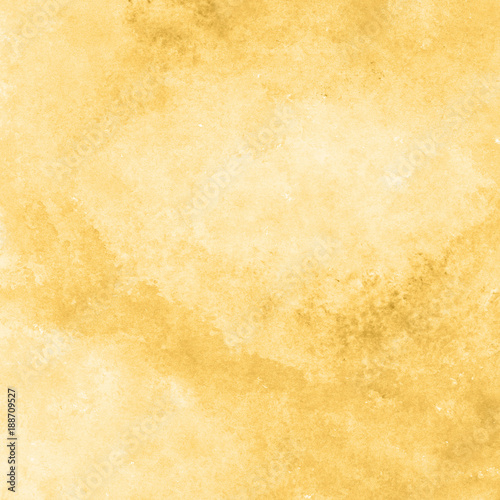 yellow gold watercolor texture background, hand painted