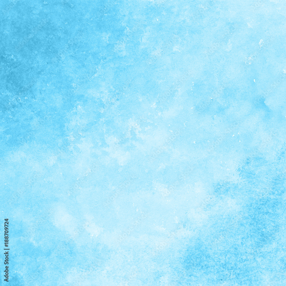 bright blue watercolor texture background, hand painted bright blue watercolor texture background, hand painted