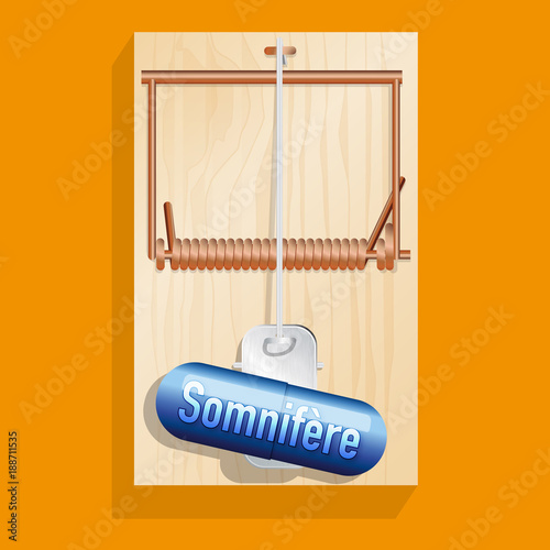 médicament - somnifère - sommeil - piège - dormir - gélule - insomnie - piège à souris - fatigue
