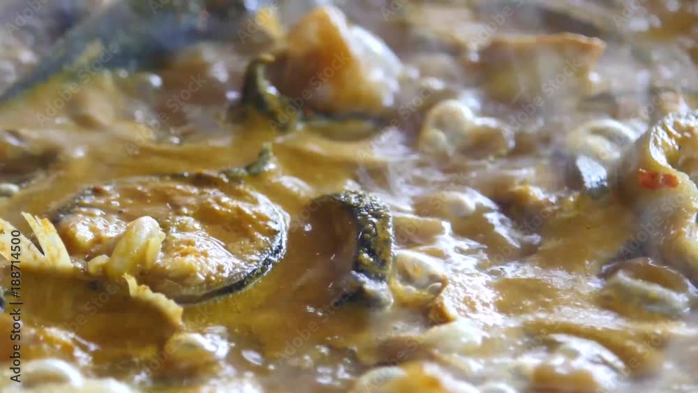 Thai curry fish Thai curry fish