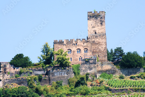 Burg Gutenfels im Mittelrheintal bei Bingen
