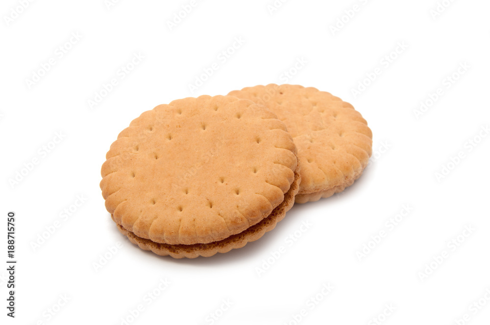 cookies isolated on the white. tasty delicious. cookies isolated on the white. tasty delicious.