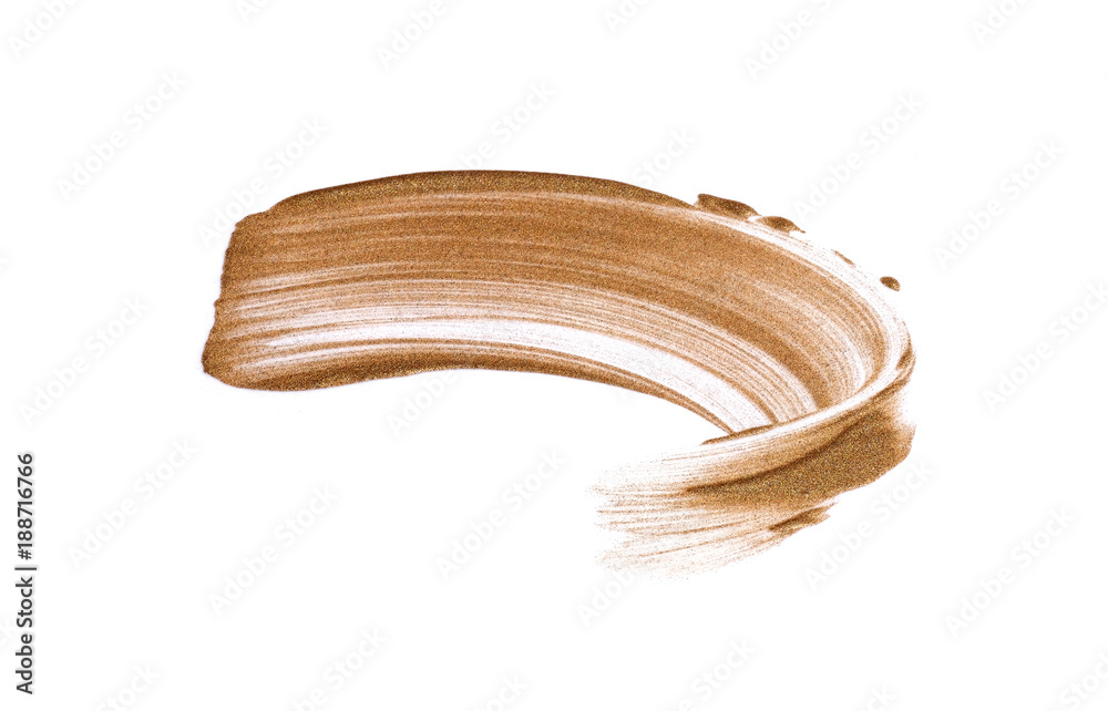 Liquid foundation isolated on white Liquid foundation isolated on white