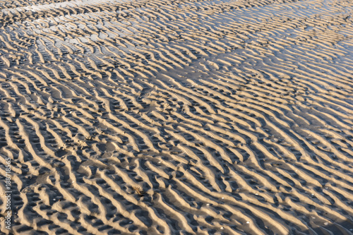 Rippelmarken am Strand von Amrum