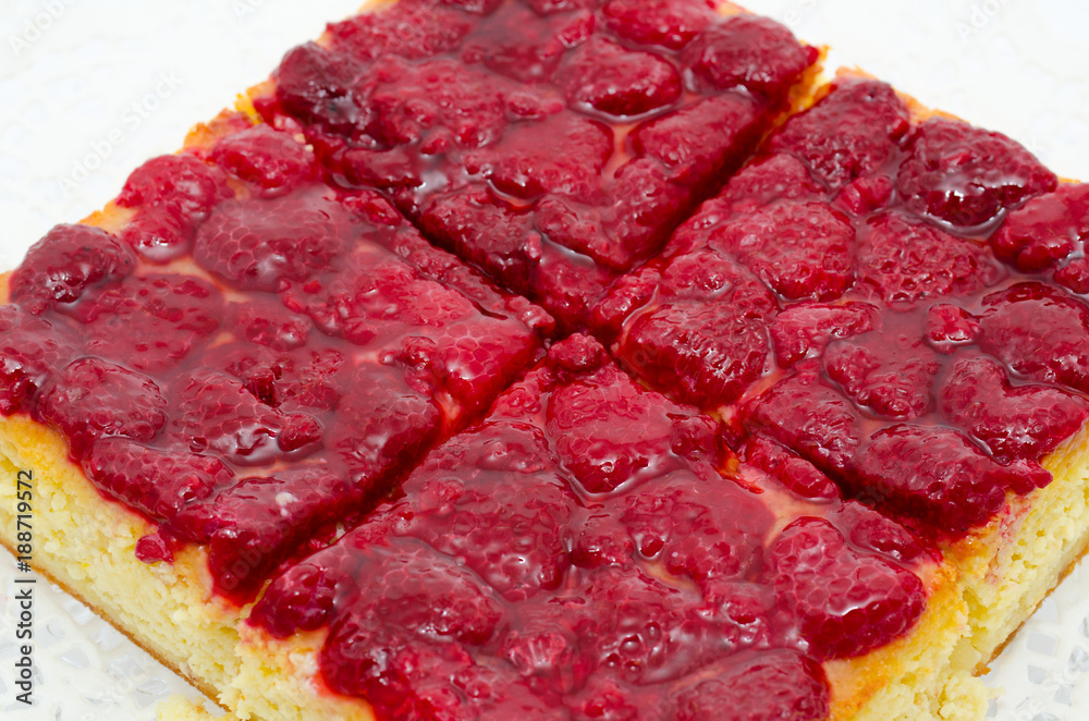 Obraz premium raspberry cake