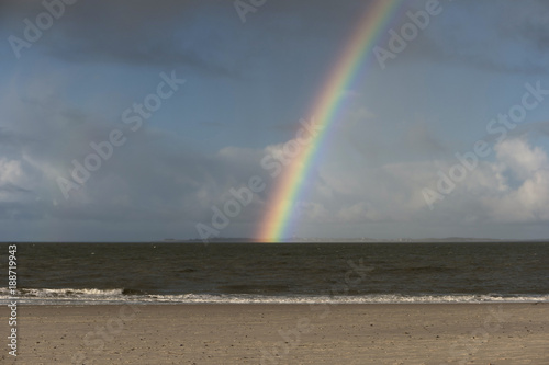 Regenbogen am Strand von Amrum