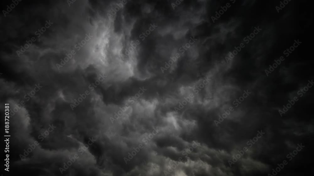 Night Dark Asperitas Storm Clouds Long Timelapse