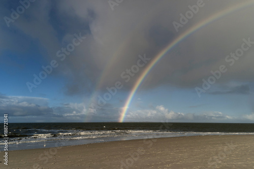Regenbogen am Strand von Amrum