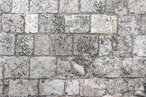 Wallpaper Mural Texture of gray brick wall. Old fashioned natural stone wall texture. Torontodigital.ca