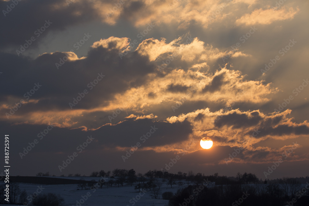 Fototapeta premium Sonnenuntergang