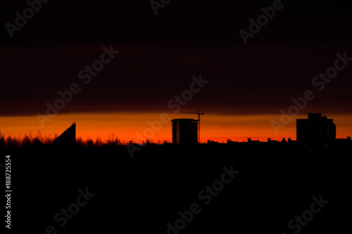 Sunset in Minsk
